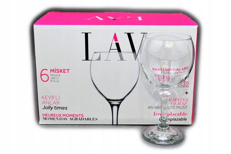 kieliszki do wody wina 6szt. 260ml |  MIS552 — 5