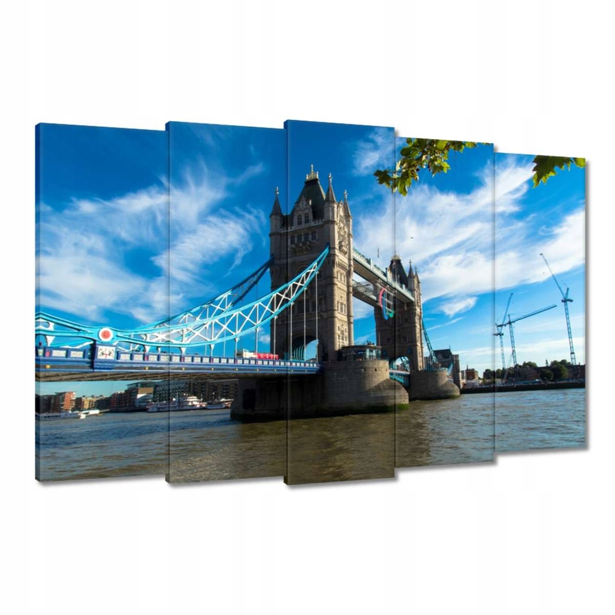 Obrazy 150x95 Tower bridge s nebem