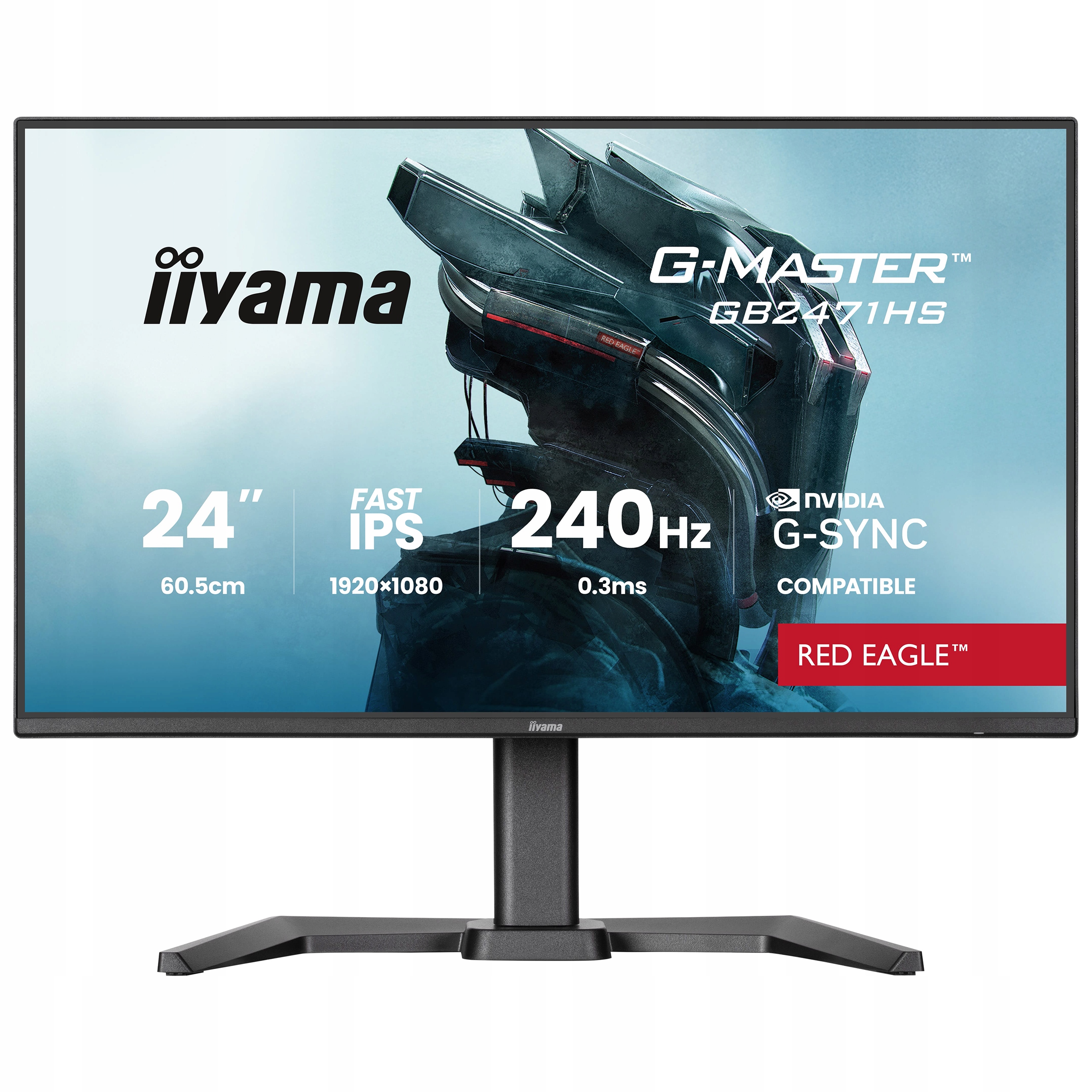 Monitor 24" iiyama G-Master GB2471HS-B1 Fhd Ips Led 240Hz 0,3ms Hdmi