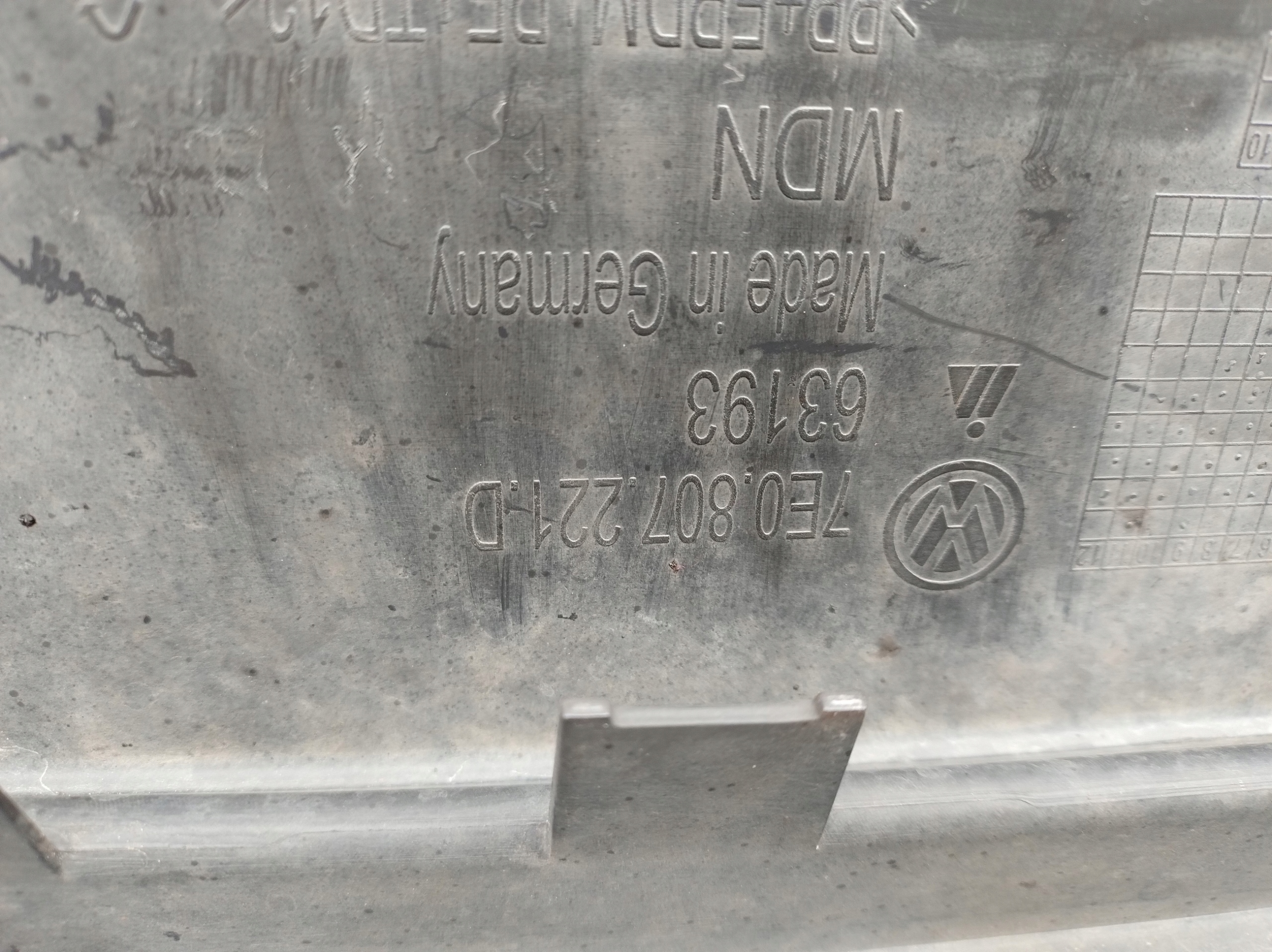 VW TRASNPORTER T6 7E STOSSSTANGE VORNE ORIGINAL