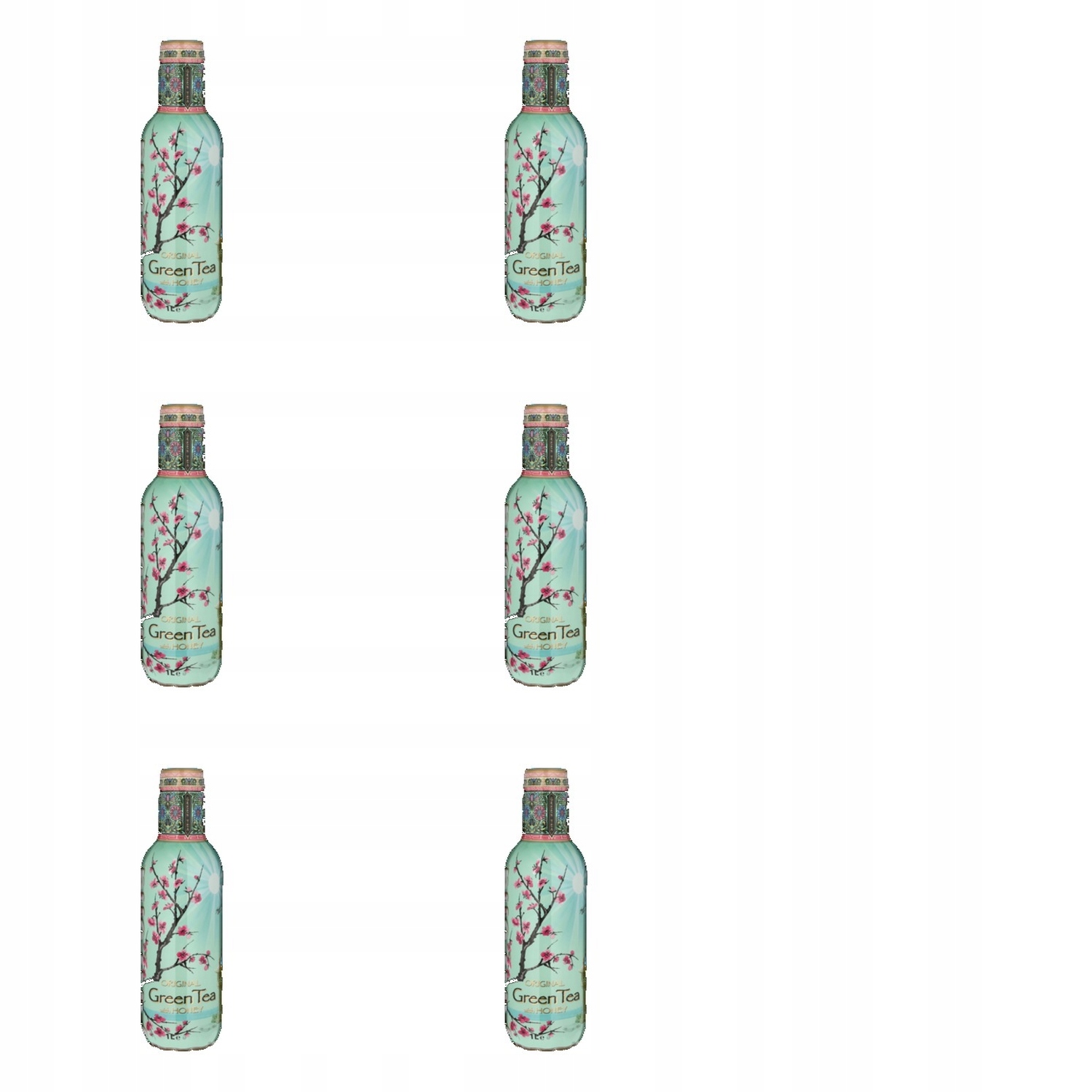 6x 1l Arizona napój green tea z miodem Zgrzewka
