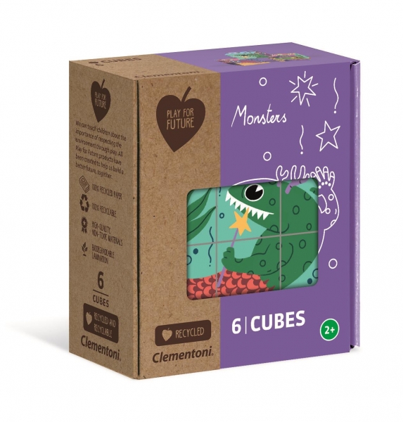 

Puzzle Kostki Potworki (44005)