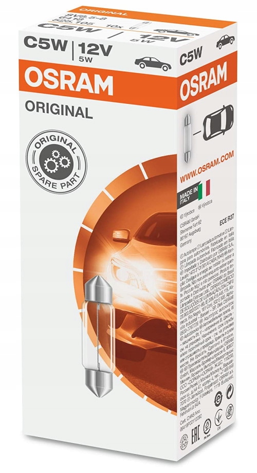 Żarówka Osram C5W Original 12V 5W 1SZT SV8.5-8