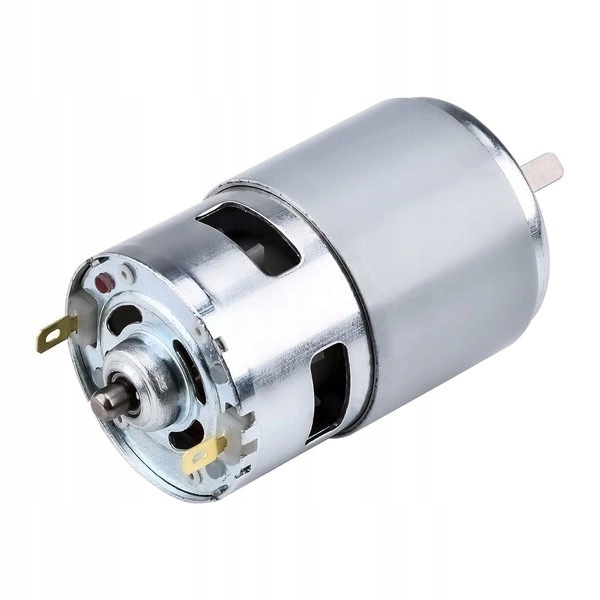 Silnik Szczotkowy 775 z Ośką Ściętą DC 12V do Małych Mechanizmów i Diy