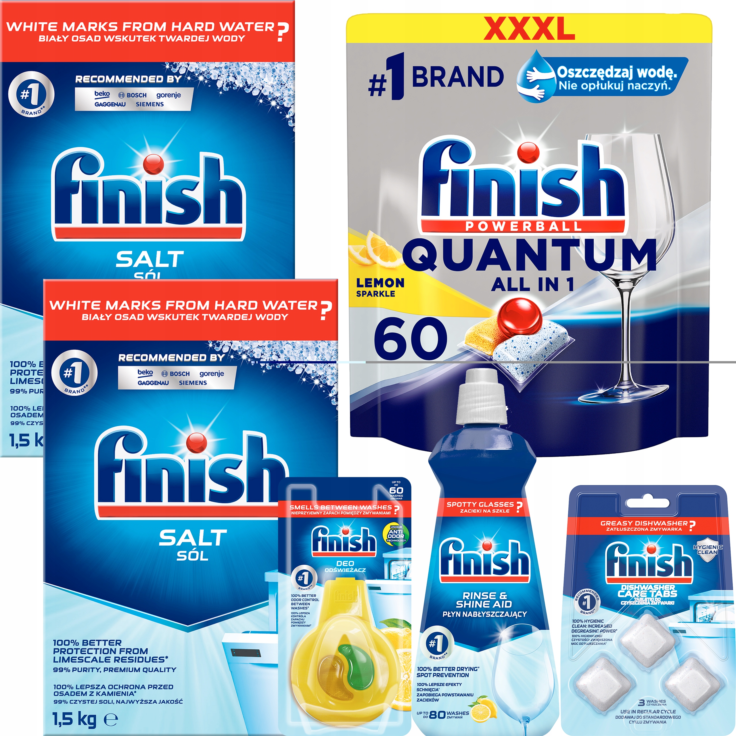 

XXXL Zestaw Finish Quantum Tabletki Lemon 60szt.