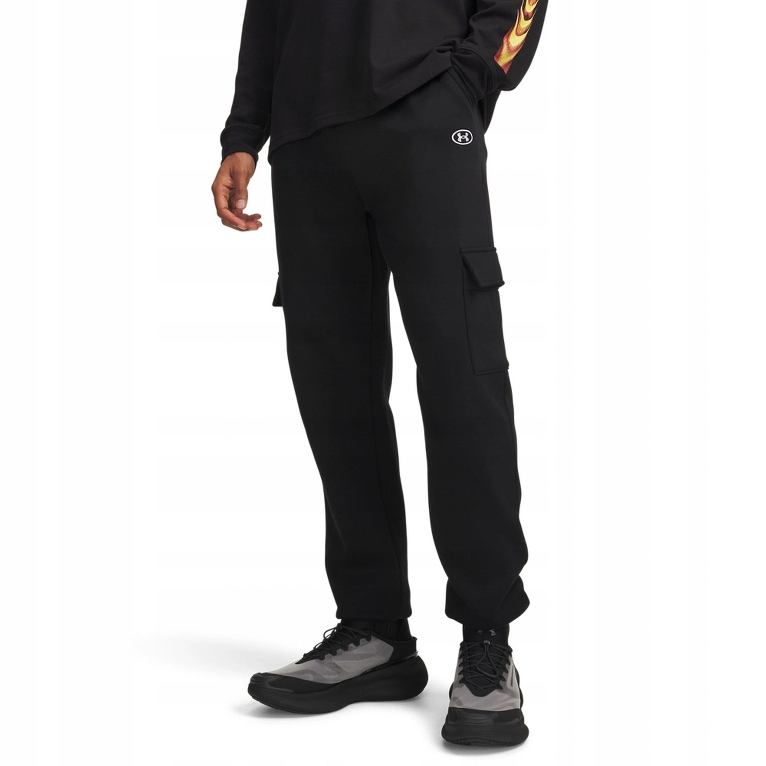 Spodnie dresowe męskie Under Armour Rival Fleece Cargo Joggers L