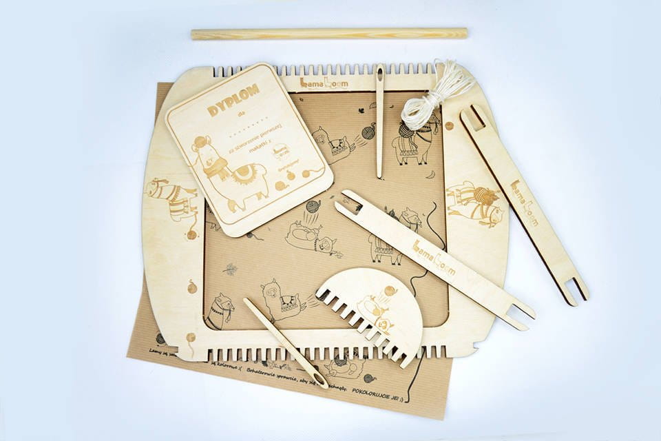 Krosno tkackie dla dzieci Lama Loom Bulldor