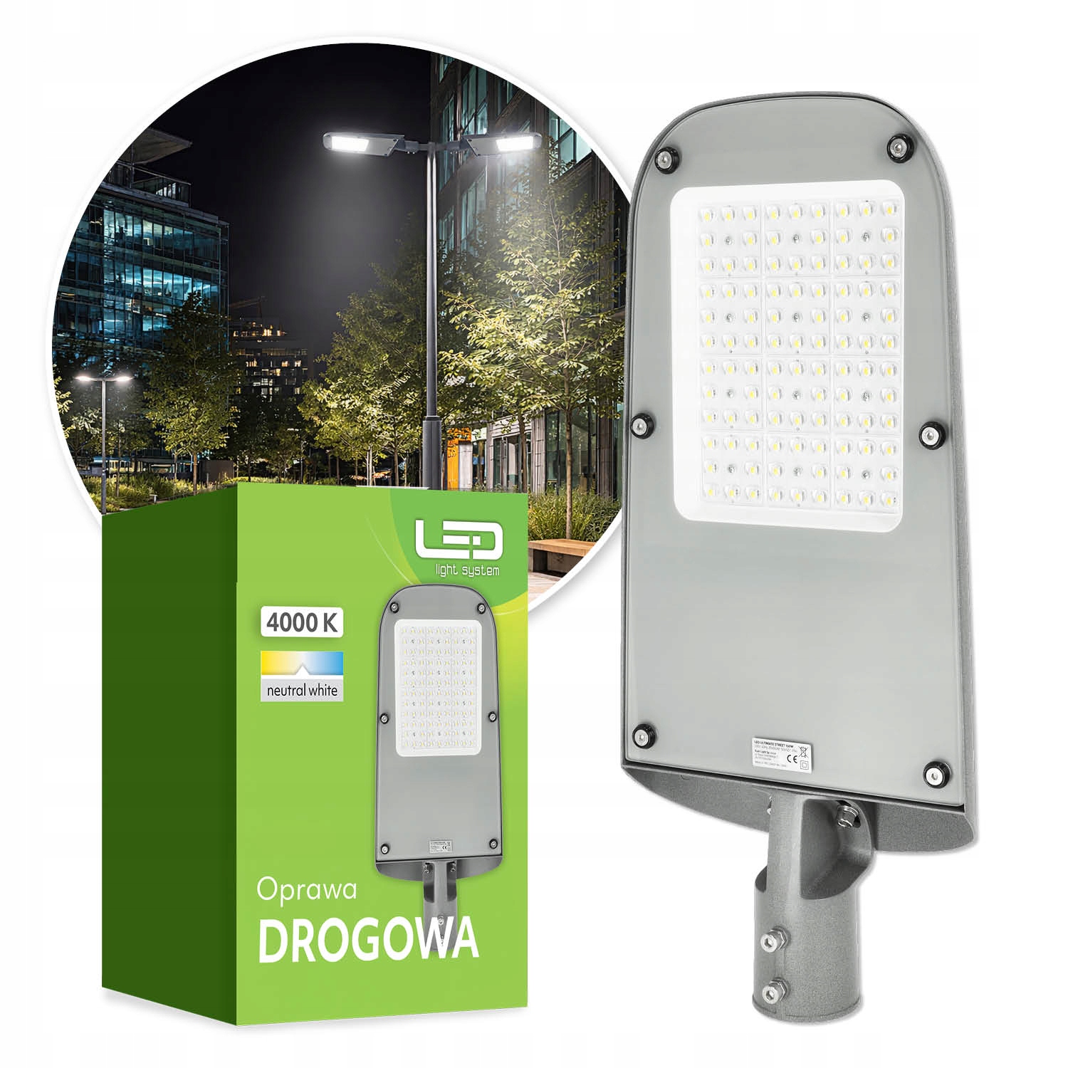 Pouliční lampa Lampa Led silniční osvětlení 150W 4000K IP66 Lls