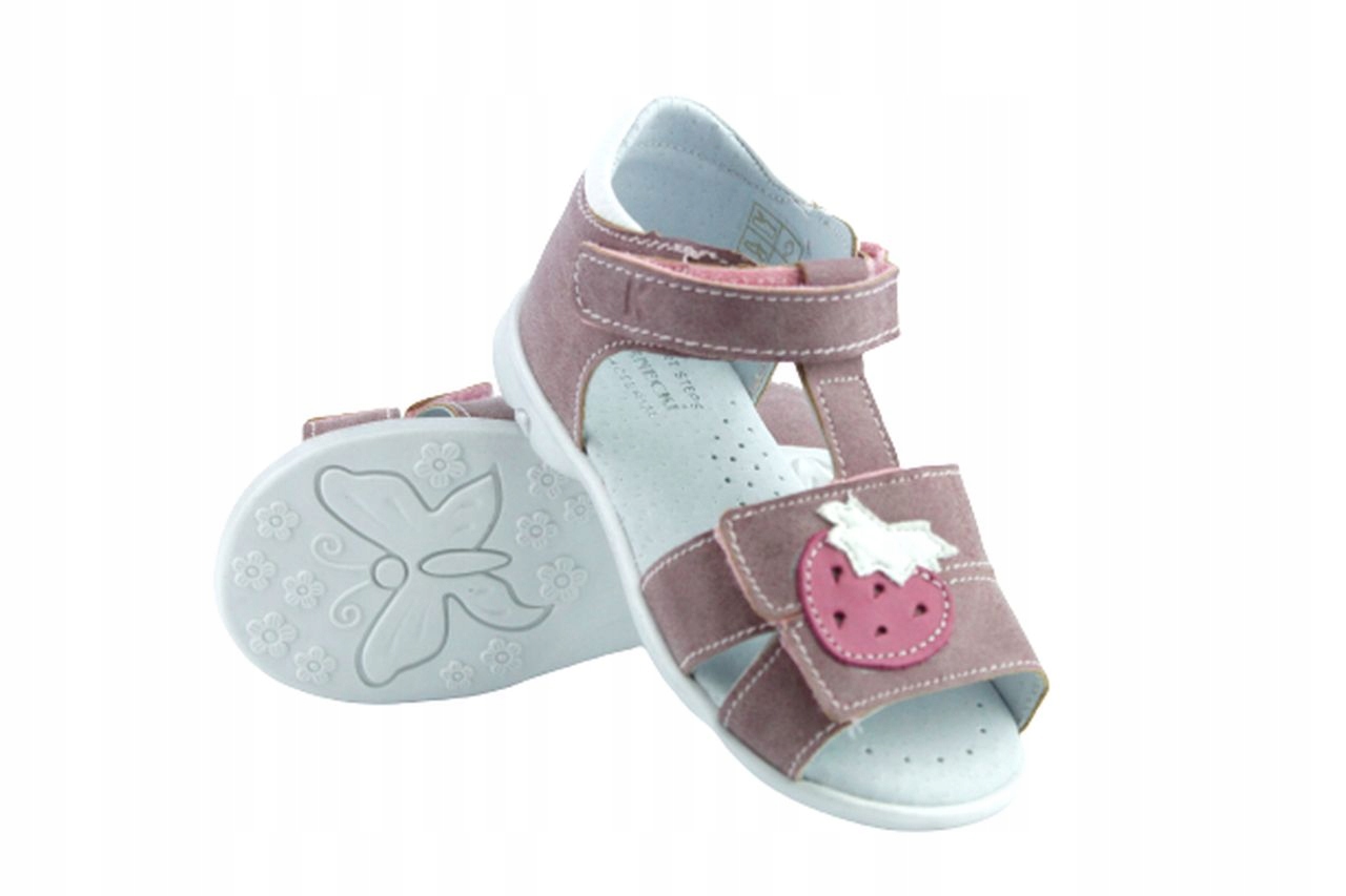 SANDAŁKI RÓŻOWE NA LATO NA RZEP 22 6681