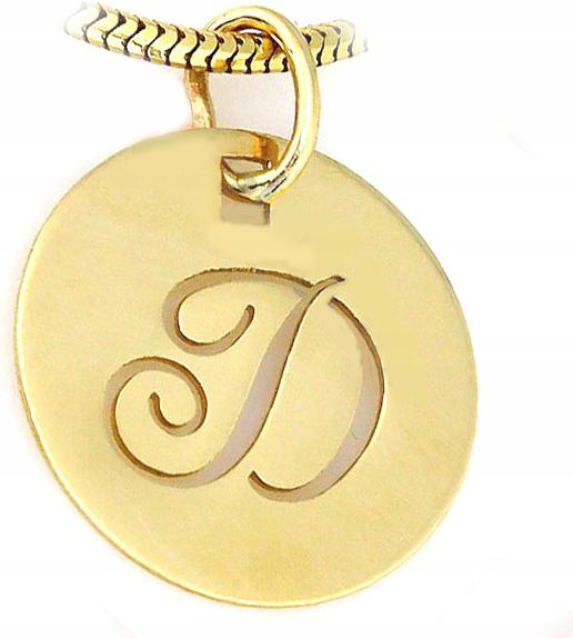Zlatý Přívěsek 585 Písmenko D Abeceda Jako Dárek, módní vzor jako dárek
