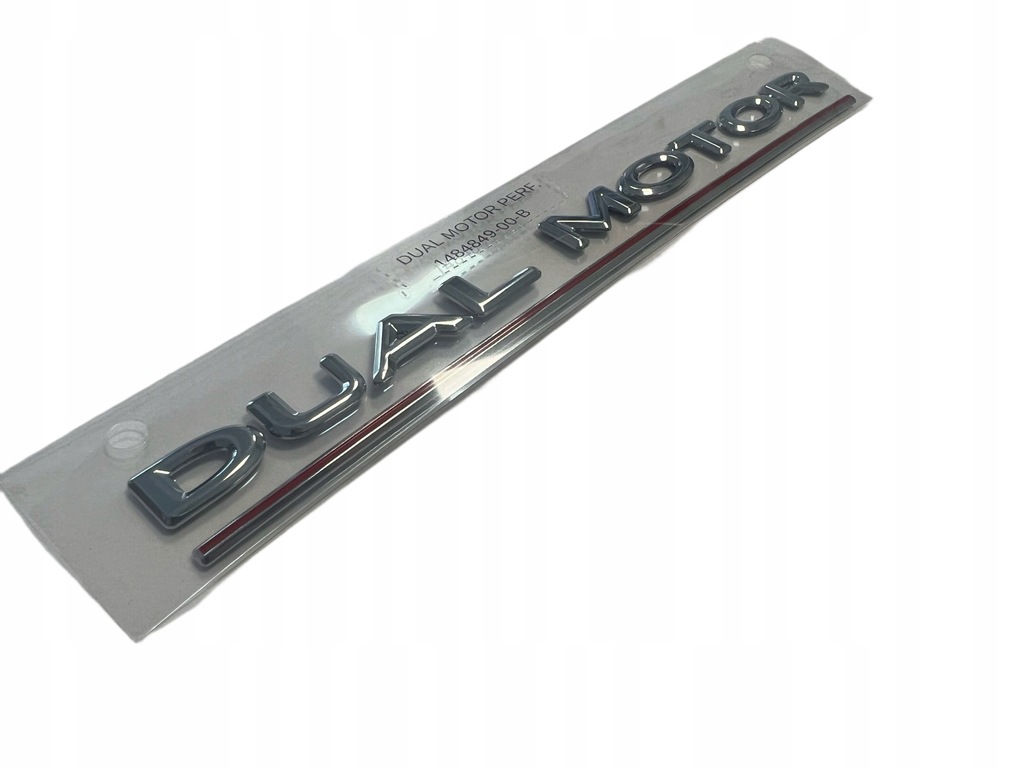 Tesla 3 Y emblém klapky Logo Dual Motor Performance 1484849-00-B Nový