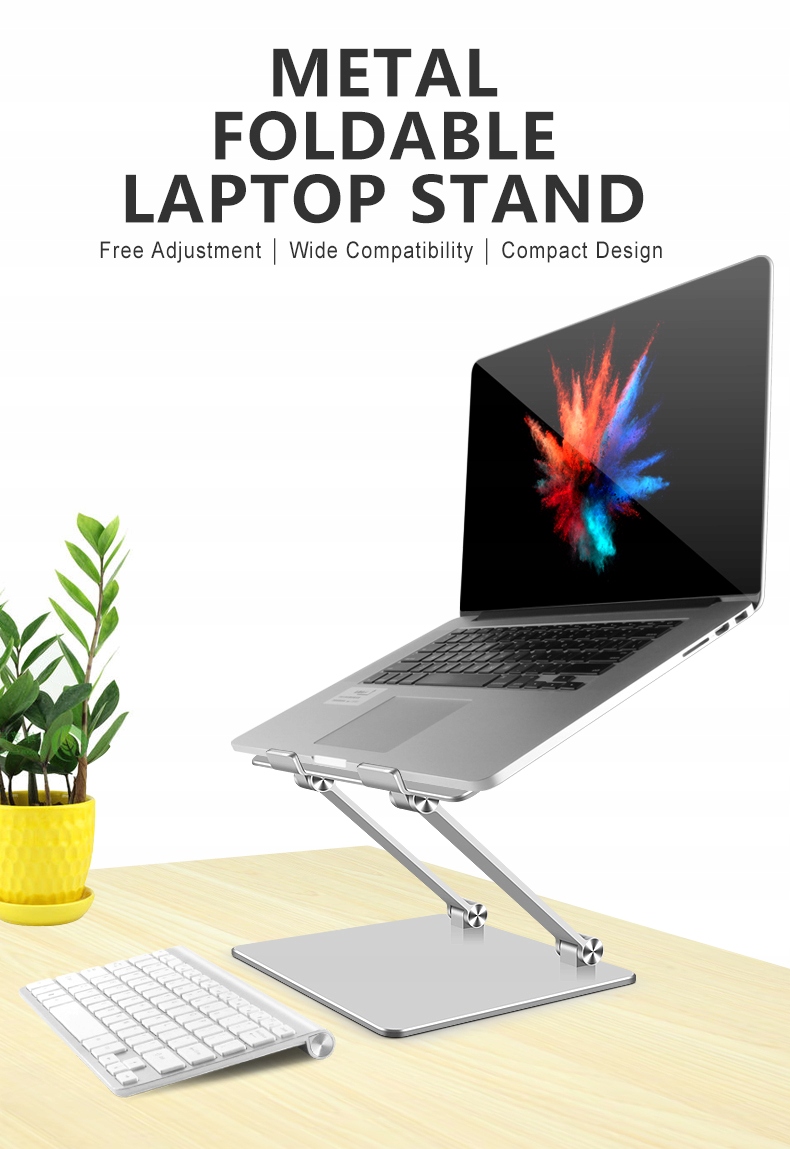 PODSTAWKA POD LAPTOP STOLIK SZARA 17' SKŁADANA Kod producenta HLS03S