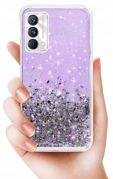 ETUI BROKAT do Realme GT Master Edition +Szkło Kod producenta CASE-M221  CASE TPU PLECKI GLITTER