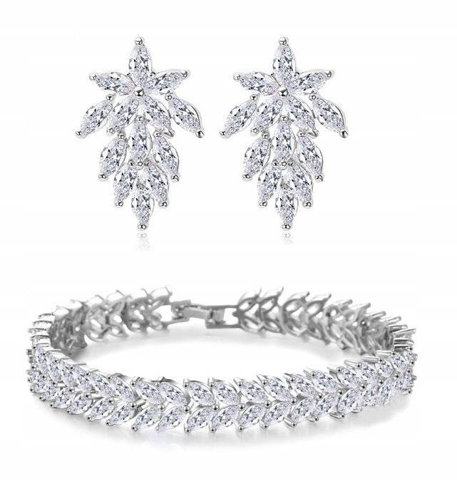 Exkluzivní Svatební Komplet S Diamantovými Zirkony