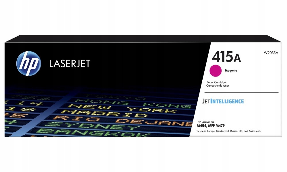 Hp toner W2033A (purpurový, 2100str.) pro Color LaserJet Pro M454dn,M454dw,