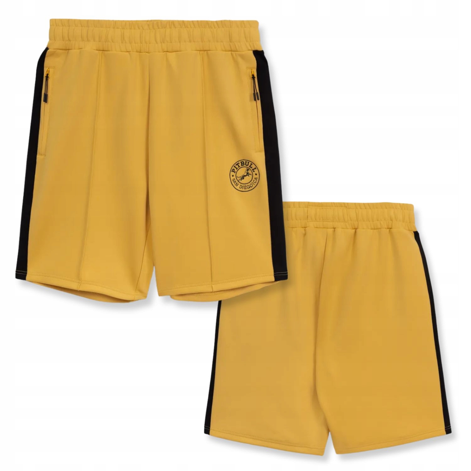 Męskie Szorty dresowe Pitbull Sportowe z lampasami Oldschool San Diego Ca