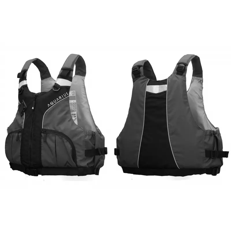 Kamizelka asekuracyjna kapok na wodę Mq Pro B szara 60-70 kg r. L/XL