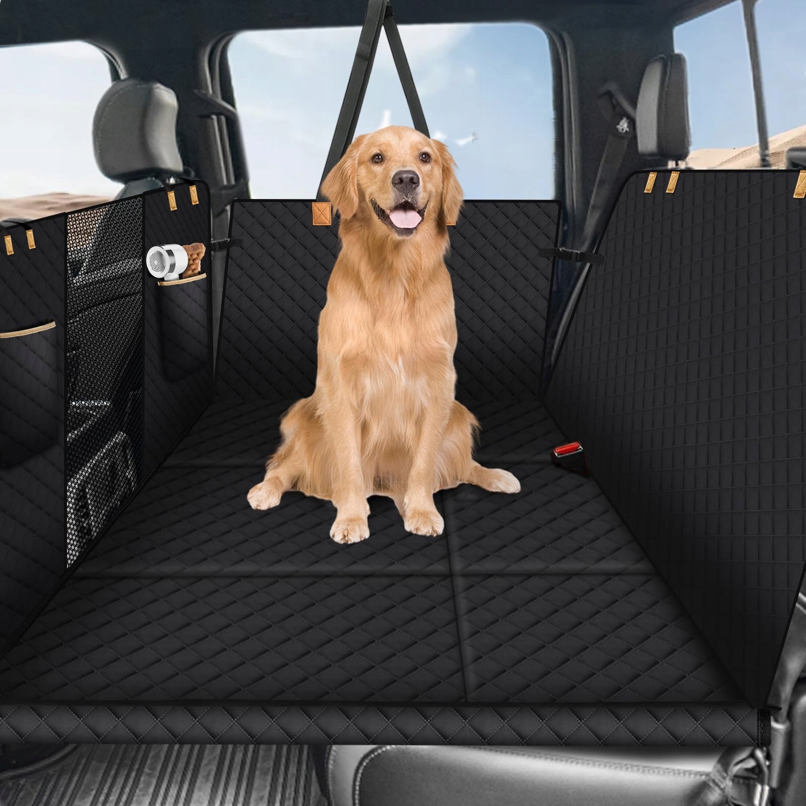 Lekeinchi Podložka pro psa do auta Voděodolná, odolná vůči zadnímu sedadlu
