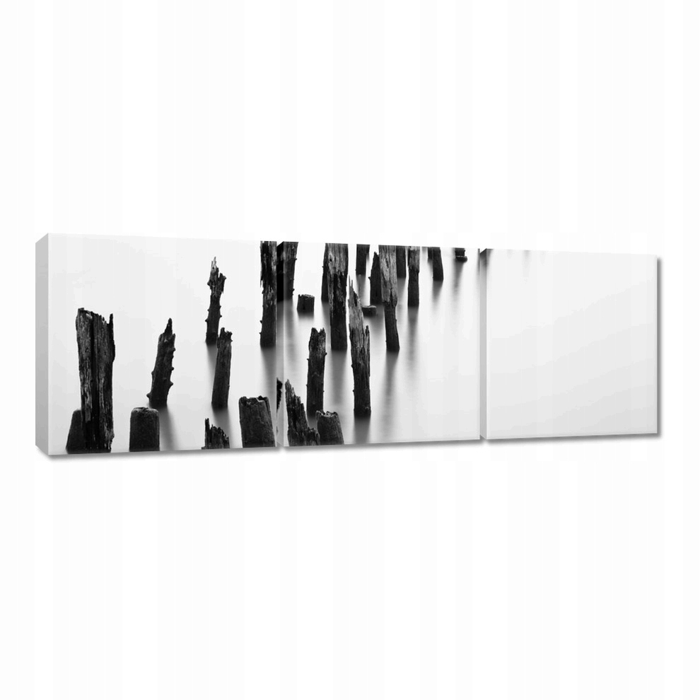 

Obrazy 60x20 Pale Falochron Morze