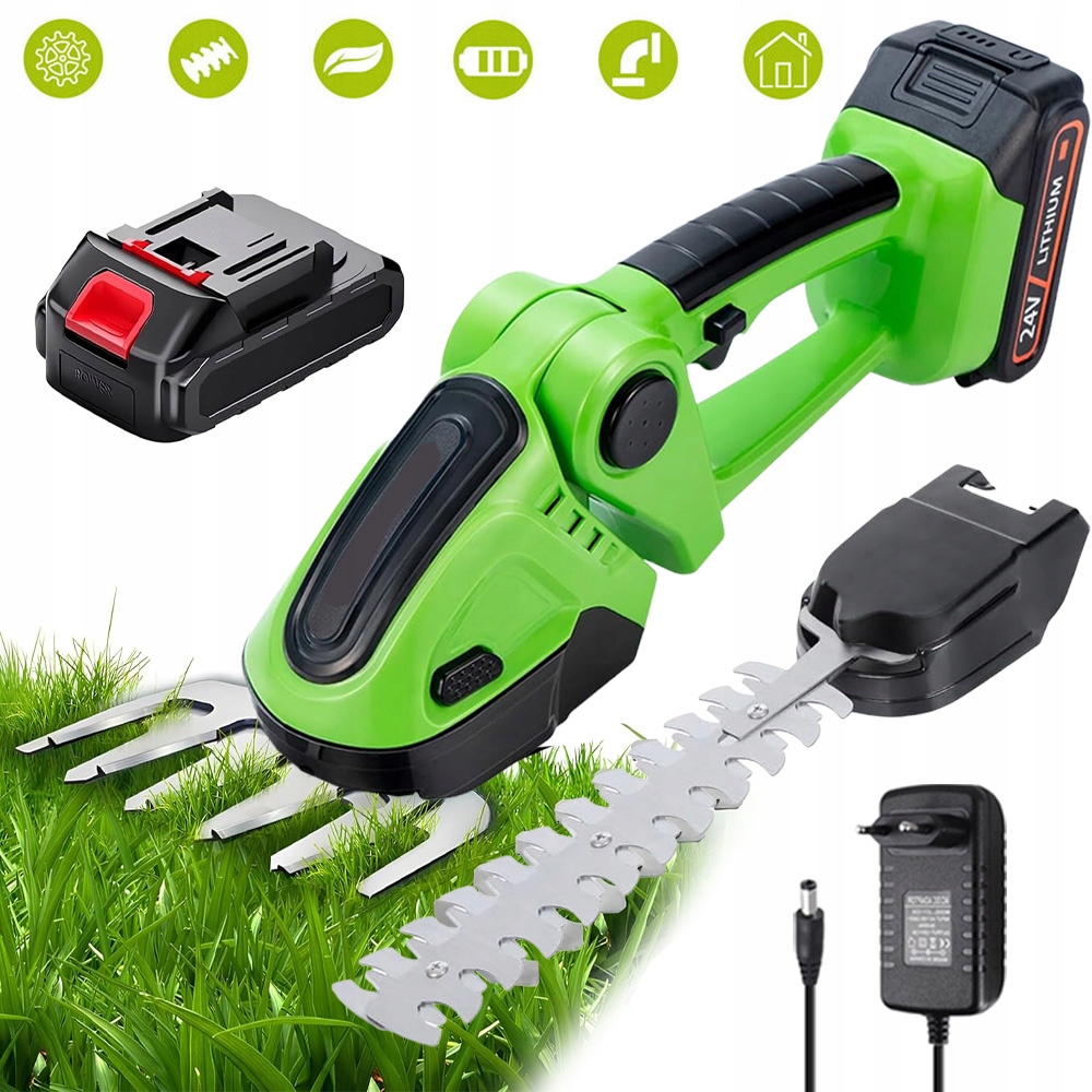 Akumulátorové Nůžky Na Živý Plot Na Baterie, Sada Dvojitých Spínačů