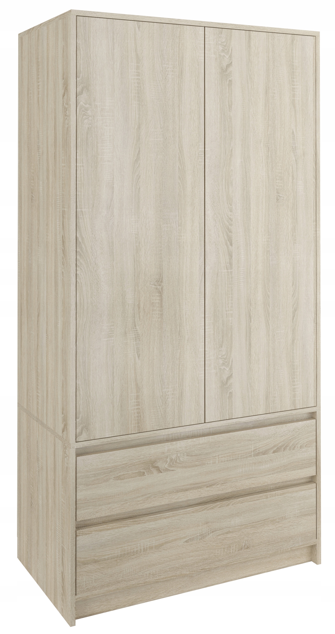 Szafa garderoba 90cm 2d 2sz sonoma B-9