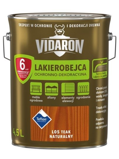 

Vidaron Lakierobejca 4,5L Teak Naturalny L05
