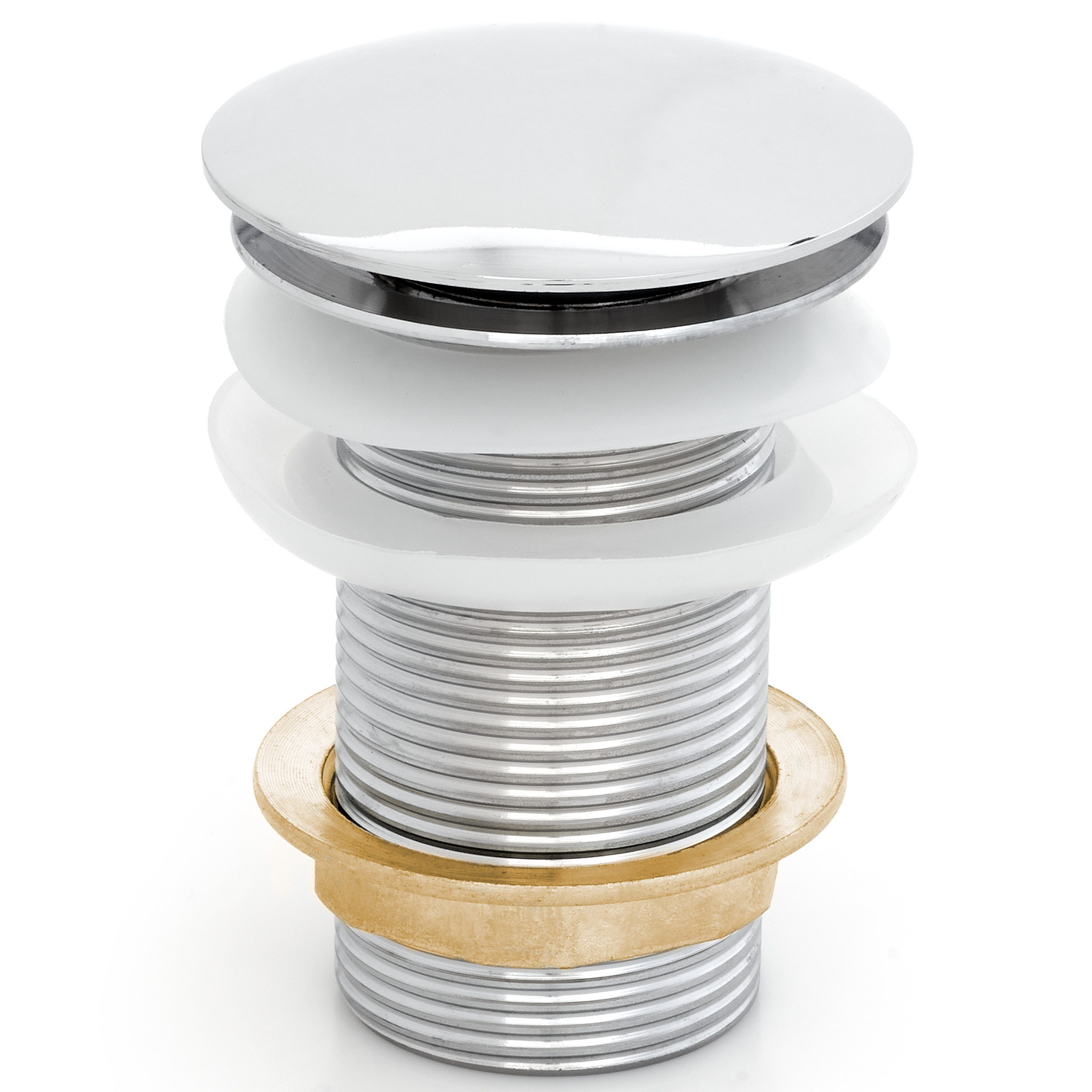 KOREK KLIK-KLAK SYFON DO UMYWALKI UMYWALKOWY CHROM Kod producenta AQ1101