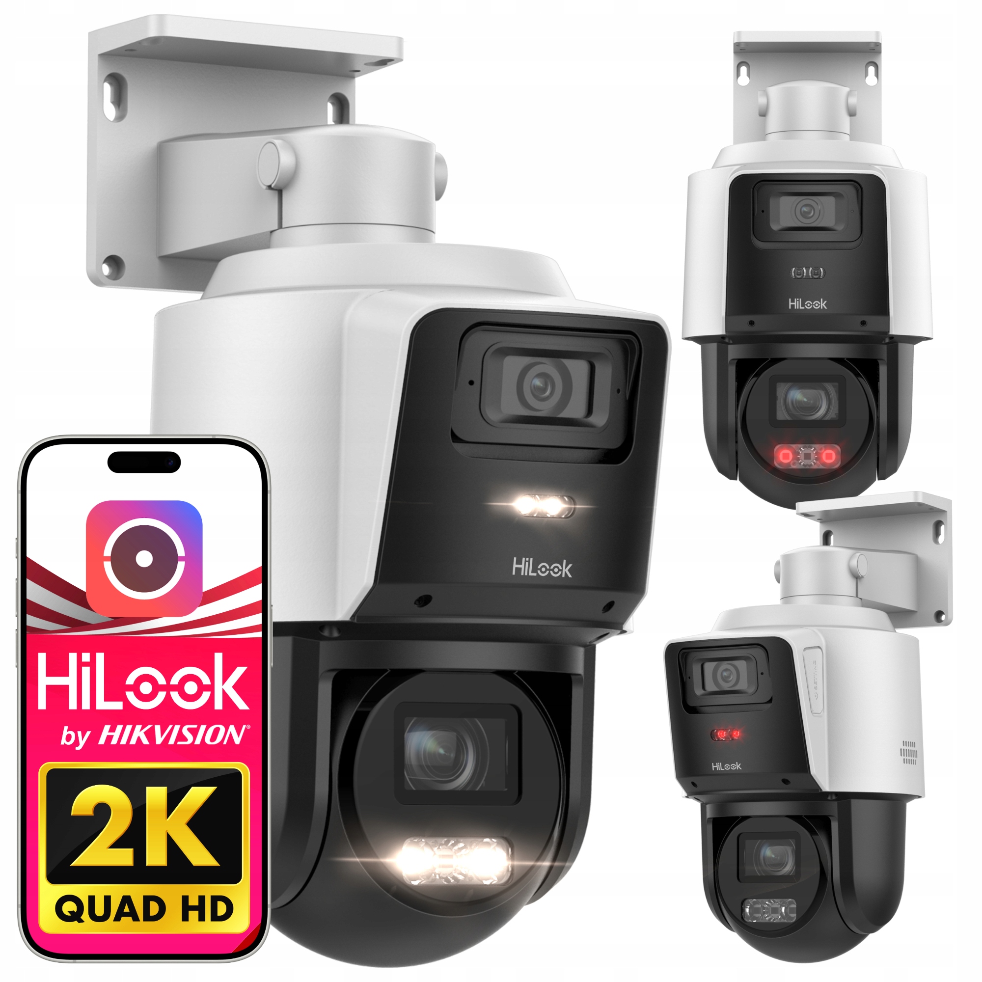 Kamera Ip PTZ-D4-PRO Obrotowa Zewnętrzna 4MPX Hilook By Hikvision