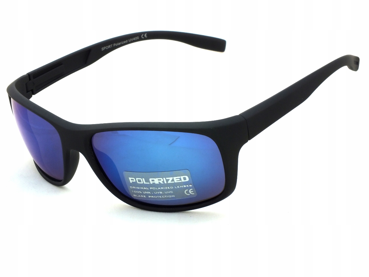 OKULARY SŁONECZNE POLARIZED LUSTRZANKI NA ROWER UV