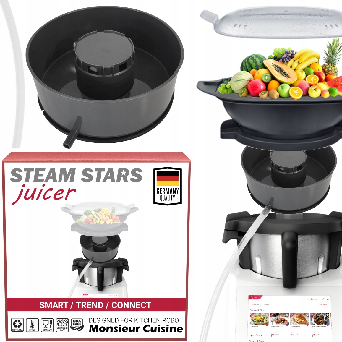 Sokownik parowy, sokowirówka Monsieur Cuisine LIDL Sklep, Opinie