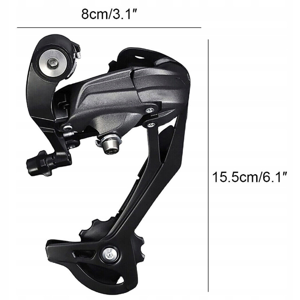 PRZERZUTKA ROWEROWA TYLNA 9 RZ. SHIMANO ALTUS RD-M370 CZARNA Dedykowany/a do rowery BMX rowery przełajowe rowery szosowe rowery torowe