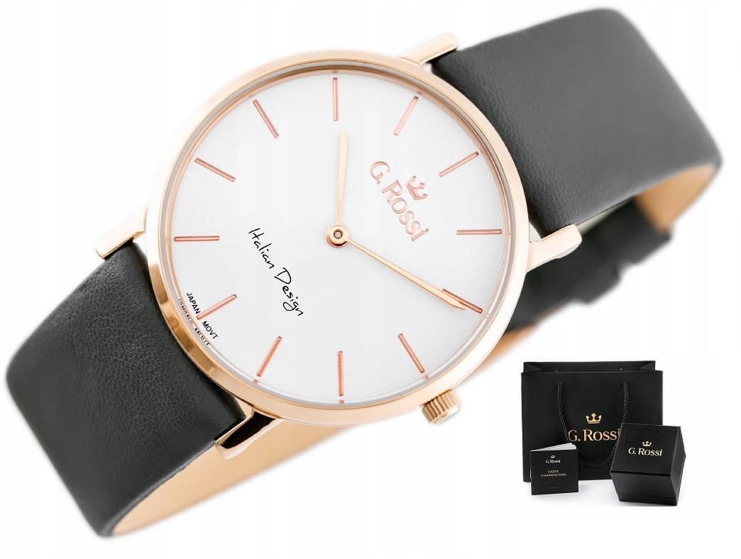 

Zegarek Damski G. Rossi slim klasyczny + Grawer