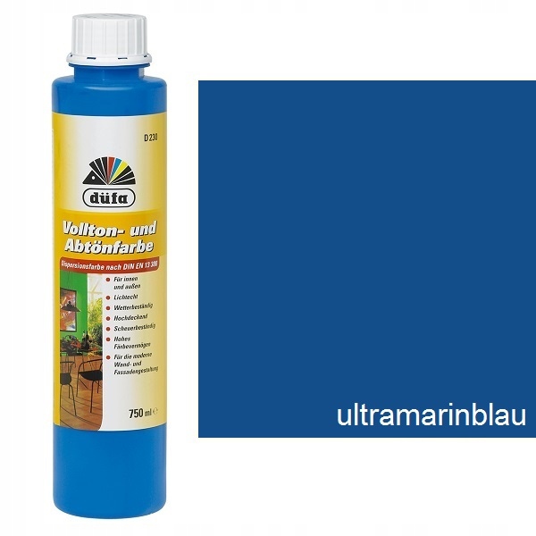 

Dufa Pigment do Farb i Tynków 0,75 l Ultramaryna