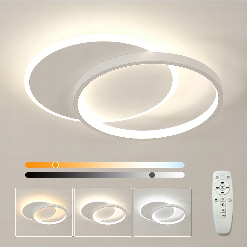 Stropní Svítidlo Stropní Svítidlo Led Do Obývacího Pokoje Stmívatelná Dálkový Ovladač Kulatý Bílý 30 CM