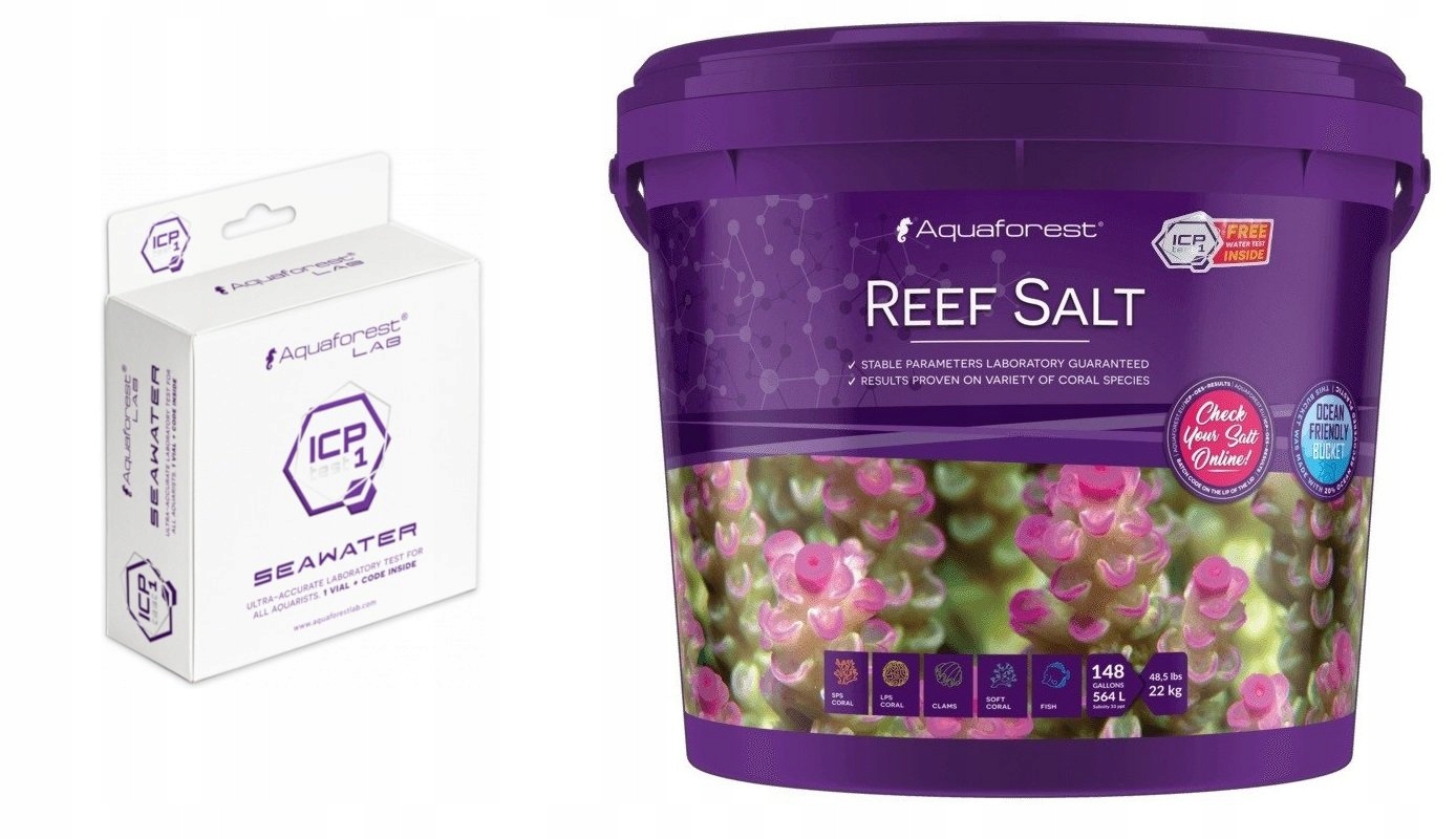 Aquaforest Reef Salt 22 kg Free Icp 1 Af Mořská sůl