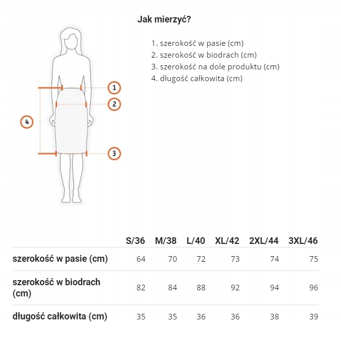 ELASTYCZNA MINI SPÓDNICA OŁÓWKOWA BAWEŁNA L PA11 Płeć kobieta