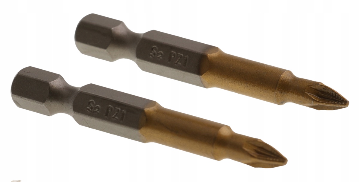 

Końcówki Wkrętakowe Bity Tytanowe PZ1 x 50 mm 2szt