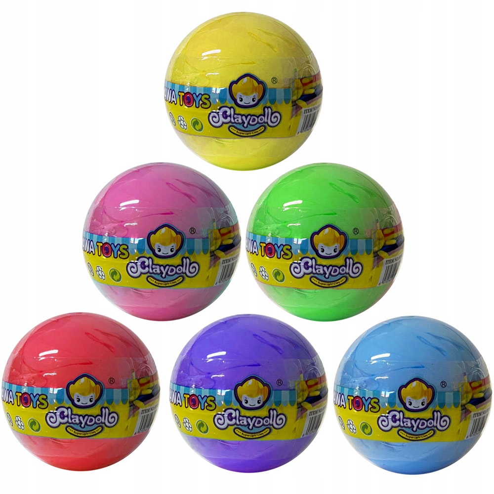 PIANKOLINA PLASTELINA GLINA POLIMEROWA MASA PLASTYCZNA DUŻE KULE ZESTAW X6 EAN (GTIN) 6970346750140