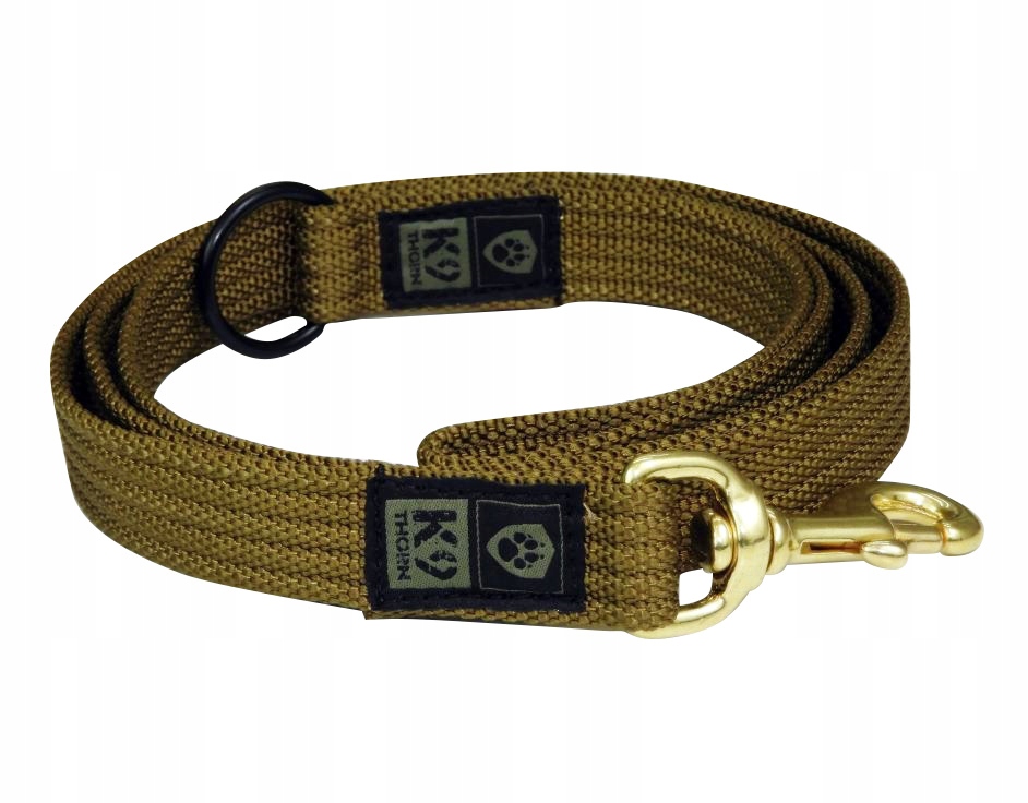 

Smycz K9 Thorn z D-ringiem coyote L