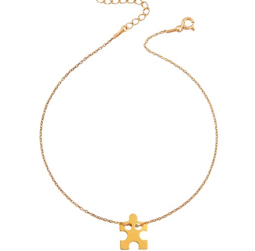 

Bransoletka złota Puzzel srebro złocone Celebrytka