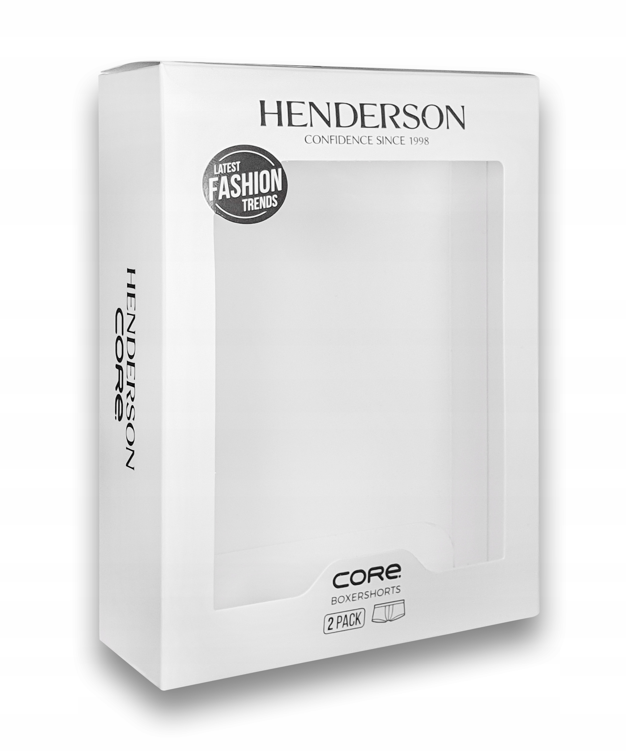 BOKSERKI MĘSKIE HENDERSON bawełna + lycra 2pak XL Wzór dominujący mix wzorów