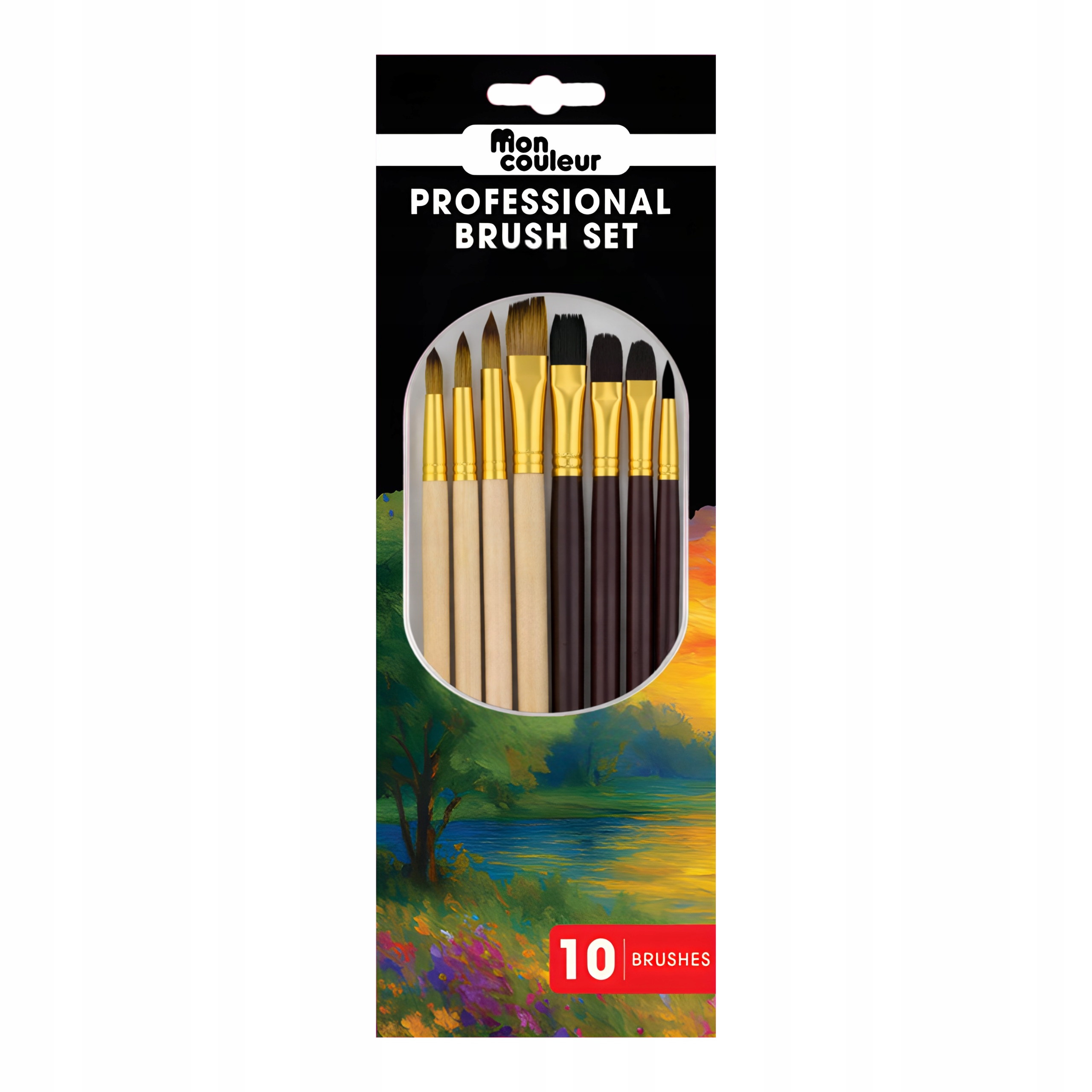 Pędzle malarskie 10 szt