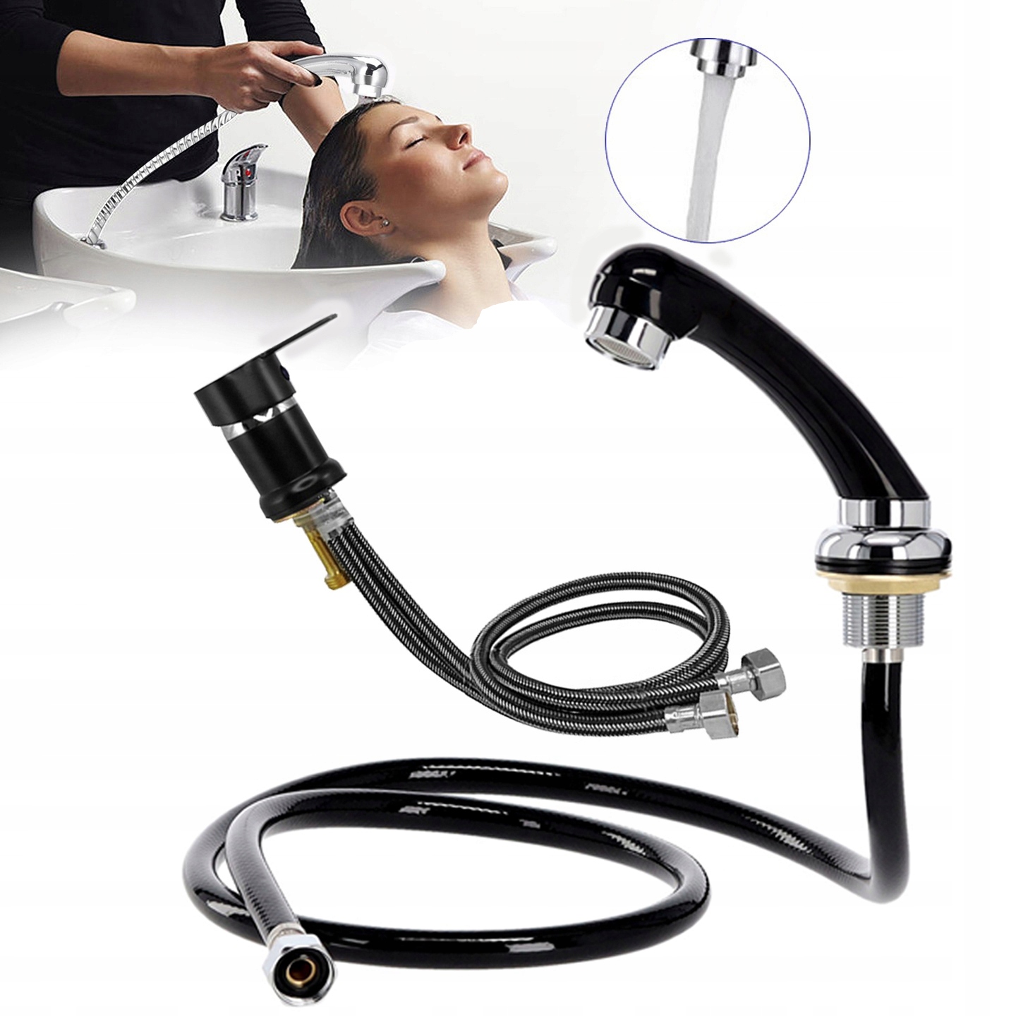 Sada pro kadeřnické myčky Akumulátorový Výtok Pro Kadeřnickou Myčku