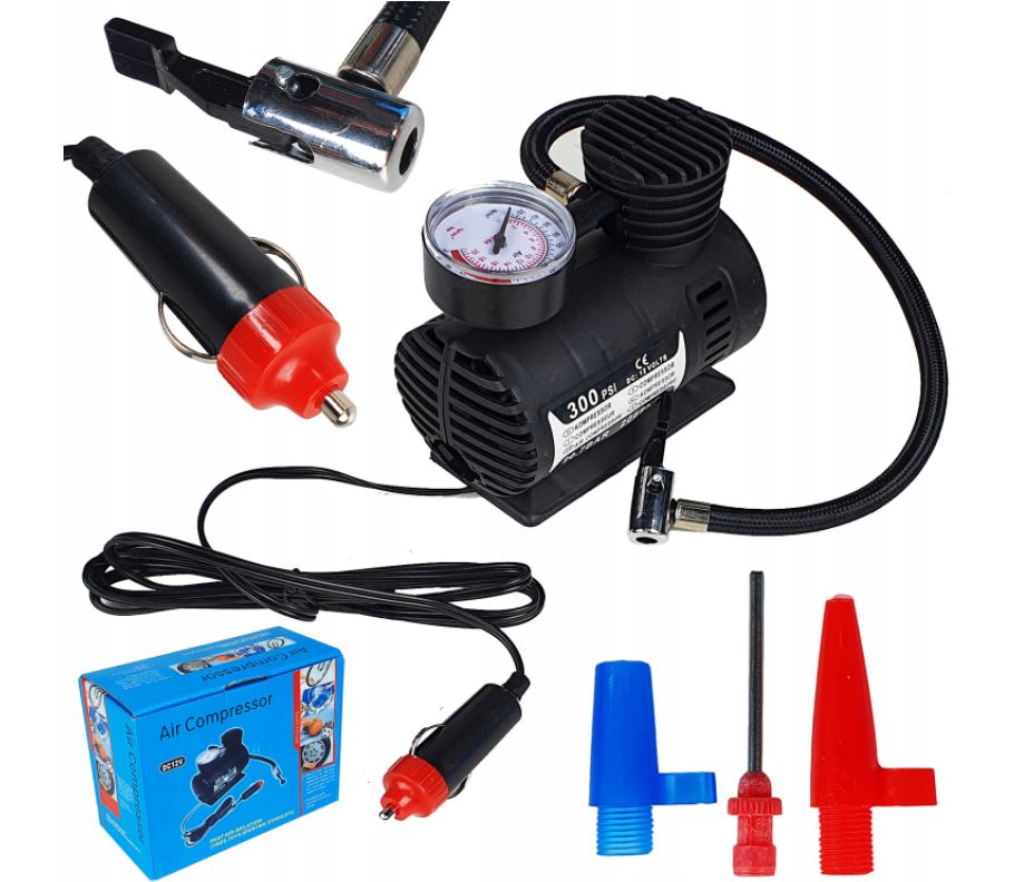 KOMPRESOR SPRĘŻARKA POMPKA SAMOCHODOWA 12V 300PSI