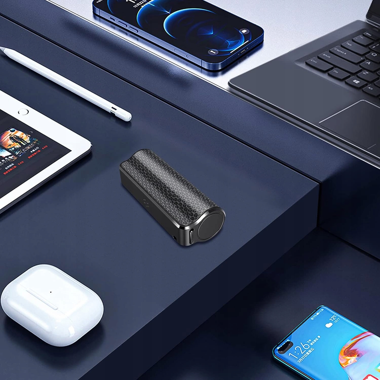 MINI ODTWARZACZ DYKTAFON 32GB + SŁUCHAWKI, USB Zasilanie akumulatorowe