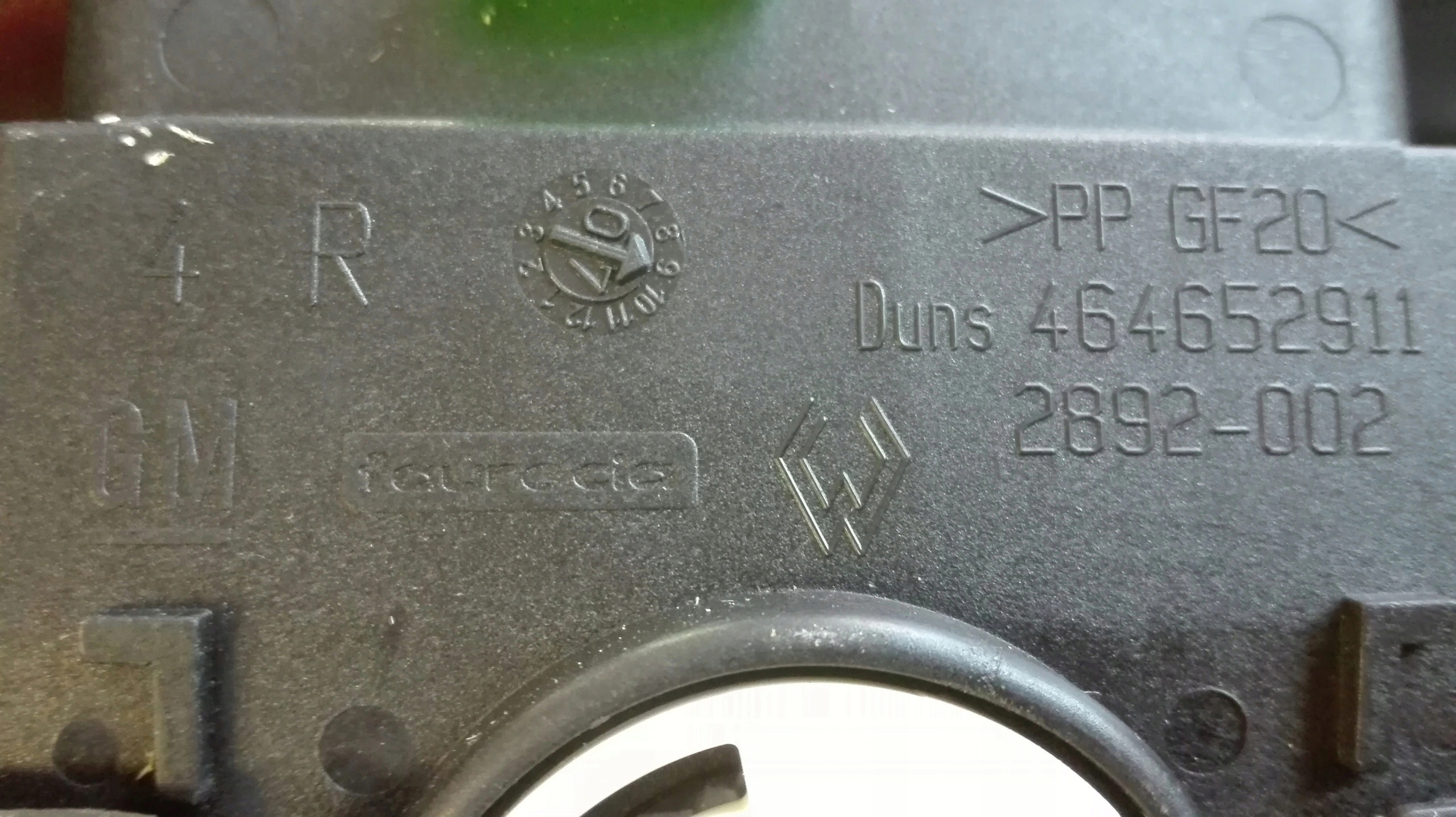 OPEL MERIVA A grid air conditioning devices 464652911 right left