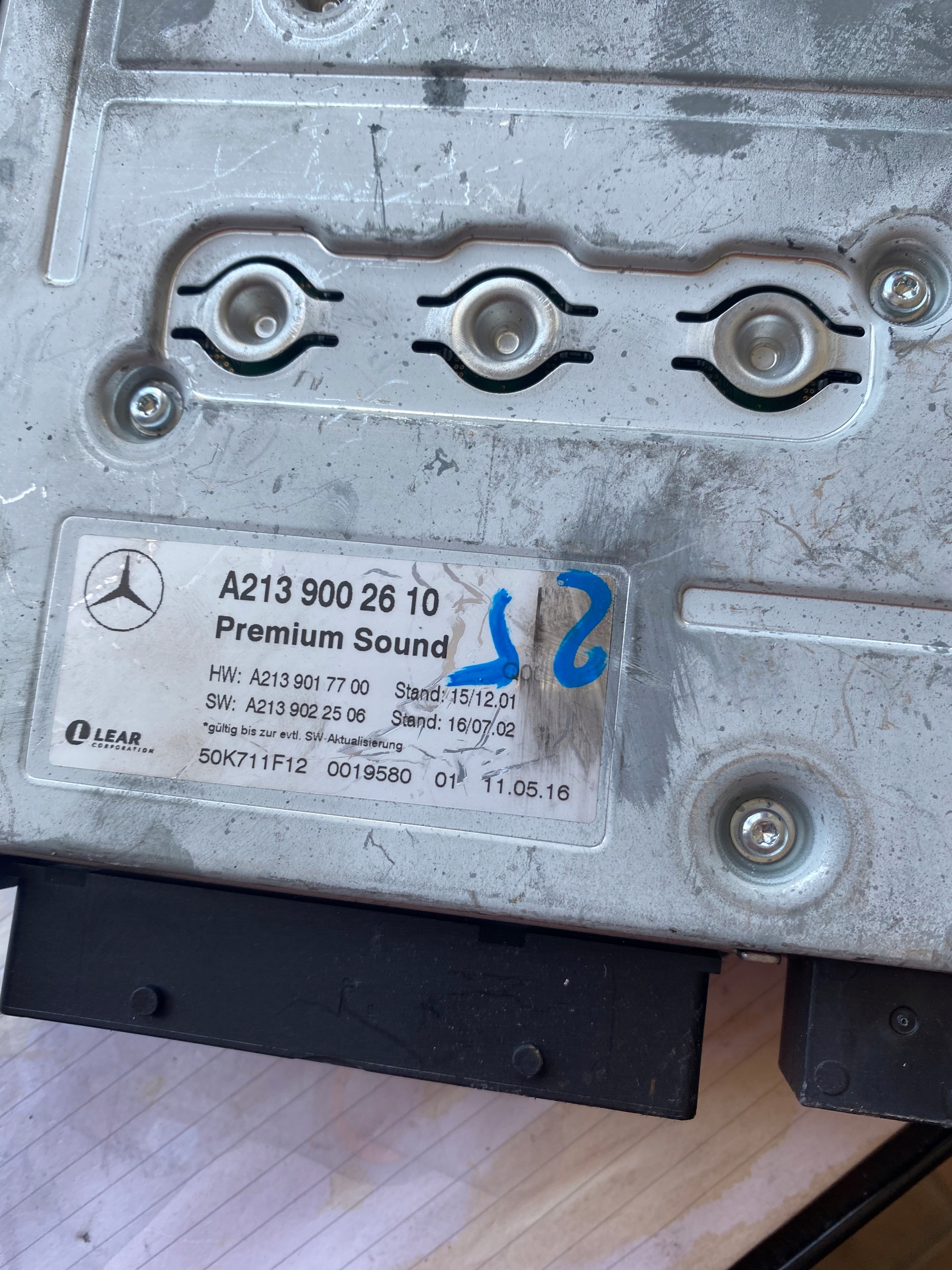 Wzmacniacz Mercedesa W213 A2139002610 2139002610 Producent części Inny