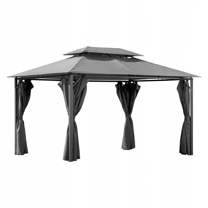 Zahradní pavilon 3 x 4 m Tino 3 grafitový