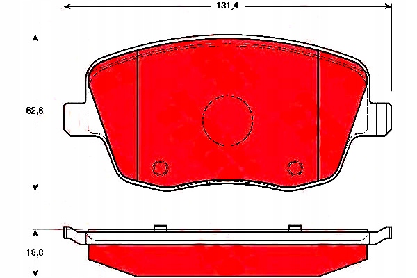 Trw Brzdové Destičky Seat Cordoba 1.4 16V (6L2)