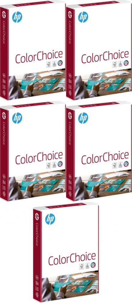 Papier ksero Hp Color Choise A4/160g satynowany 250 arkuszy x5
